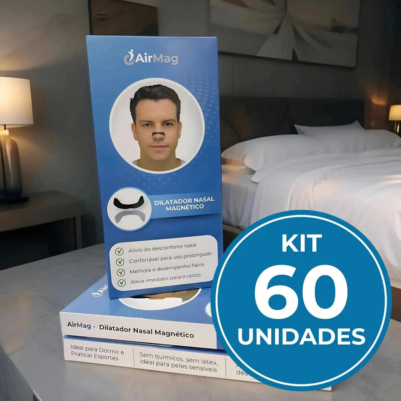 Dilatador Nasal Magnético AirMag | Respire Melhor, Viva Melhor!