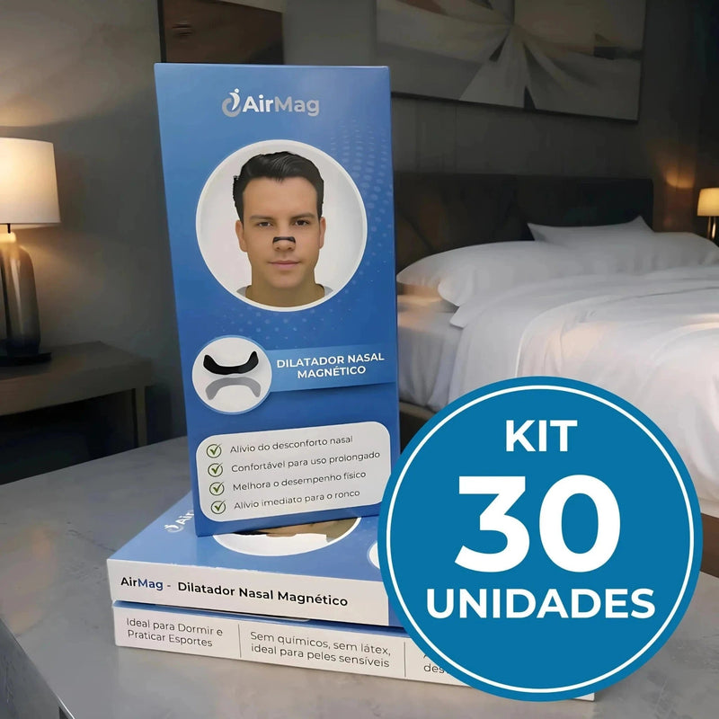 Dilatador Nasal Magnético AirMag | Respire Melhor, Viva Melhor!