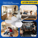 LumixPro| Ventilador Teto Com Luz Integrada Silencioso portatil🔥