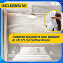 LumixPro| Ventilador Teto Com Luz Integrada Silencioso portatil🔥